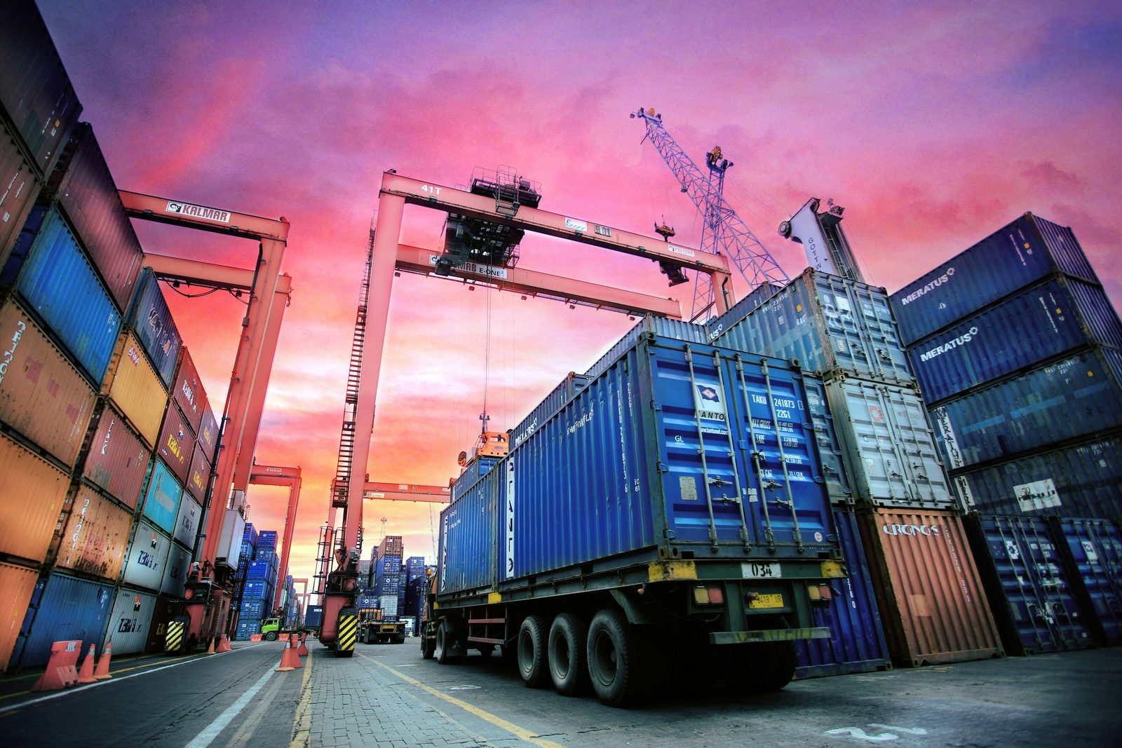 West African logistics corridor and freight routes